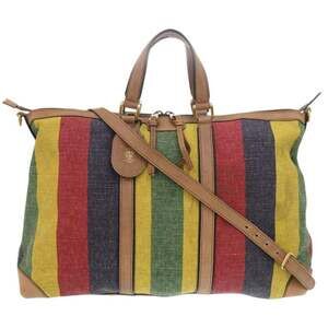 GUCCI Black Leather Boston Bag